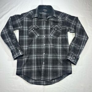 Pendleton Canyon Black and Gray Casual Button Down Shirt